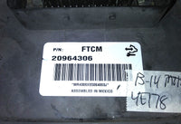 2013-2014 Chevy Tahoe or Escalade fuel pump relay module 20964306