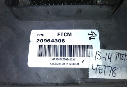 2013-2014 Chevy Tahoe or Escalade fuel pump relay module 20964306