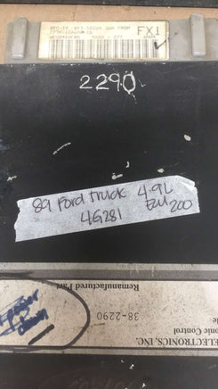 E7TF-12A650-XB Ford Truck ecm ecu computer 1989