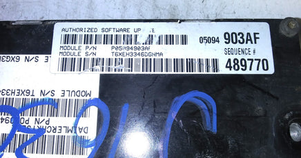 P05094903AF ecm ecu computer 2007 Dodge Charger or Magnum