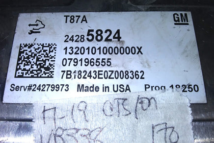 24285824 Cadillac CTS or Enclave 2017-2019 TCM transmission computer