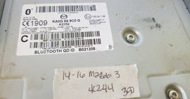 2014-2016 Mazda 3 Mazda3 Bluetooth control module KA0G 66 9C0 G