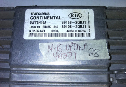 39138-2GBJ1 ecm ecu computer 2014-2015 Kia Optima