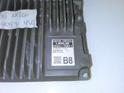 2021 Lexus NX300 ecm ecu computer 89661-78B11
