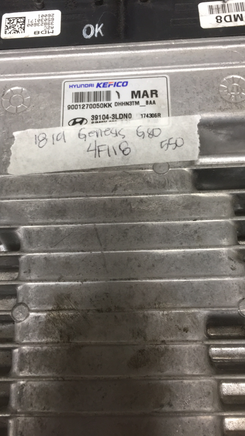 39104-3LDN0 ecm ecu computer 2018-2019 Hyundai Genesis