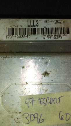 F7CF-12A650-ED ecm ecu computer 1997 Ford Escort  **Tested**