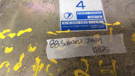 22601 KA040 Subaru Justy ecu ecm computer 1988