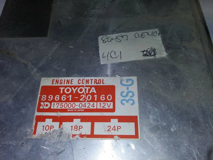 89661-20160 ecm ecu computer 1986-1987 Toyota Celica