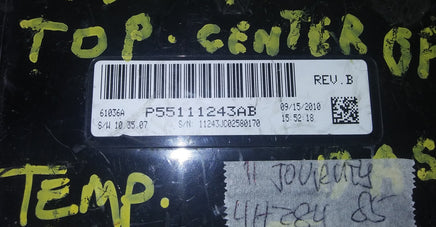 P55111243AB Climate Control Module 2011 Dodge Journey