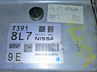 NEC000-889 Nissan Versa 2014-2017 ecm ecu computer