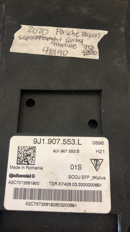 2020 Porsche Taycan suspension control module computer 9J1.907.553.L