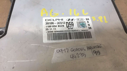 39106-3C512 Hyundai Genesis ecm ecu computer 2009-2012