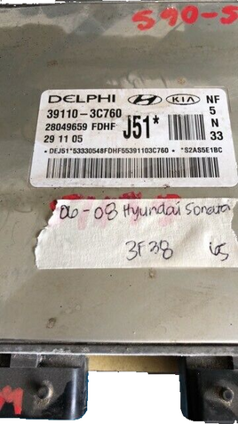 39110-3C760 Hyundai Sonata 2006-2008 ECM ECU computer