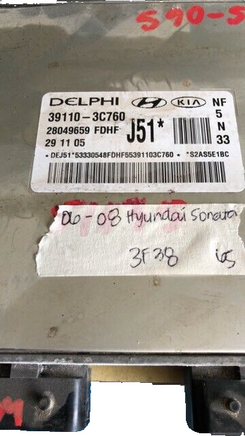 39110-3C760 Hyundai Sonata 2006-2008 ECM ECU computer