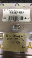 20760438 Chevy Volt amplifier control module computer 2011-2015