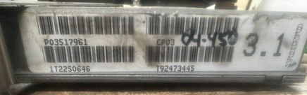P03517961 Volvo 850 ecm ecu computer 1993-1995
