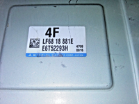 LF68 18 881E ecm ecu computer 2004 Mazda 3 Mazda3