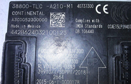38800-TLC-A210-M1 bcm body control module 2020 Honda Civic - Swan Auto