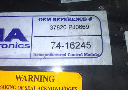 37820-PJ0-669 Honda Civic 1988 ecm ecu computer **REMAN**