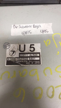 22611 AL54A Subaru Baja 2006 ecu ecm computer