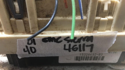 15328692-03 Chevrolet Silverado or GMC Sierra Fuse Relay 2001