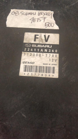 2008 Subaru Legacy ecu ecm computer 22611AN360