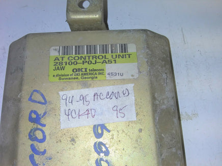 28100-P0J-A51 Honda Accord 1994-1995 tcm transmission computer module