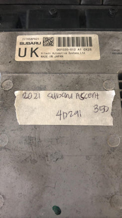2021 Subaru Ascent ecm ecu computer 22765AP821