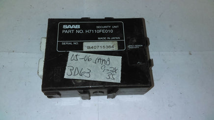 2005-2006 Saab 9-2X anti theft module H7110FE010