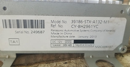 2010-2013 Acura MDX Radio Amplifier control module 39186-STX-A132-M1