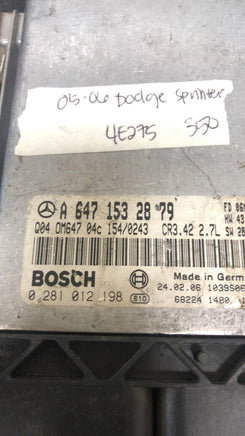 A 647 153 28 79 Mercedes Dodge Sprinter ecm ecu computer 2003-2006