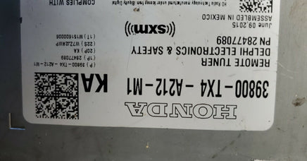 2016-2017 Acura RDX satelite reciever 39800-TX4-A212-M1