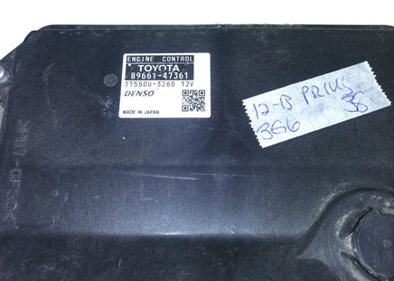 89661-47361 ecm ecu computer 2012-2013 Toyota Prius