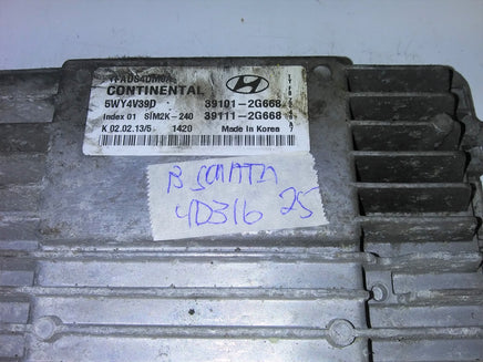 39101-2G668 Hyundai Sonata 2011-2014 ECM ECU computer
