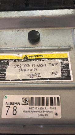 MEC173-280 Nissan Titan 2012-2013 ecm ecu computer