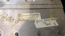 01228253 Pontiac Bonneville or Buick Lesabre 1989-1991 ecu ecm computer