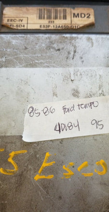 1985-1986 Ford Tempo ecm ecu computer E53F-12A650-D1C