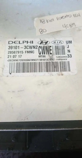 39101-3CWN2 Kia Sorento 2018 ecm ecu computer