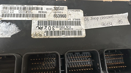 P05187305AF ecm ecu computer 2008 Jeep Grand Cherokee