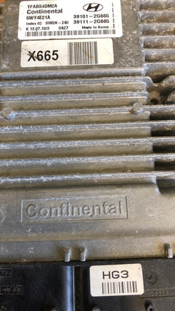 39101-2G665 ecm ecu computer 2011 Hyundai Sonata