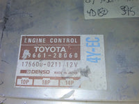 89661-28060 Toyota Van 1987 ecm ecu computer