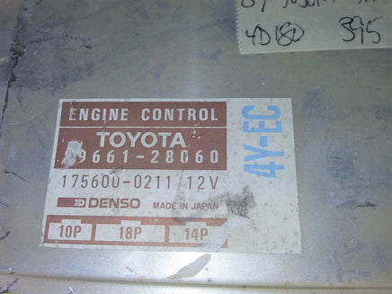 89661-28060 Toyota Van 1987 ecm ecu computer