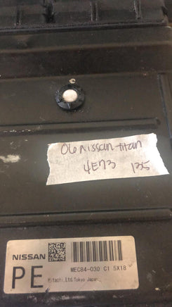 MEC84-030 Nissan Titan 2006 ecm ecu computer