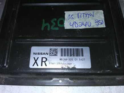 2005 Nissan Titan ecu ecm computer MEC86-320