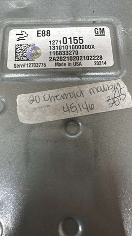 12710155 Chevrolet Malibu 2020 ecm ecu computer ***TESTED***