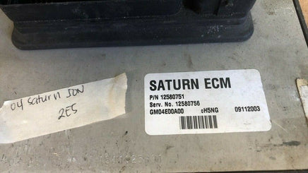 12580751 ecu ecm computer 2004 Saturn Ion