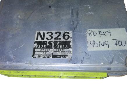 N326 18 881B ecm ecu computer 1986 Mazda RX-7 RX7