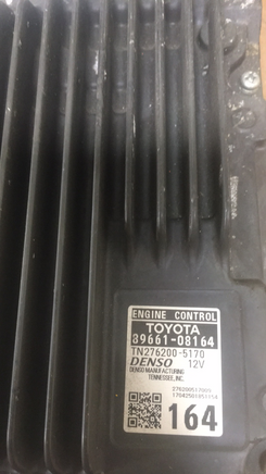89661-08164 Toyota Sienna 2017 ecu ecm computer