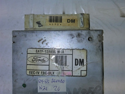 E47F-12A650-M1A ecu ecm computer 1984-1985 Ford Ranger or Bronco 2