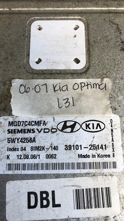 39101-25141 ecm ecu computer 2006-2007 Kia Optima
